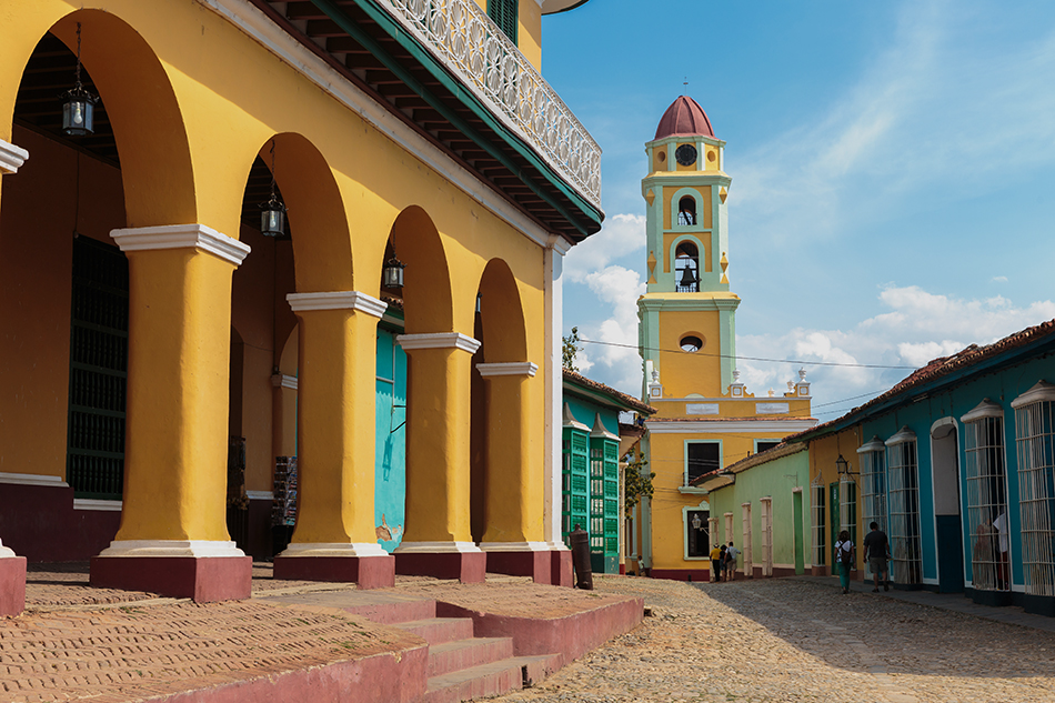 Colonial streets of Trinidad Cuba